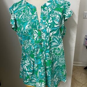 Lilly Pulitzer Golda Top L NWT